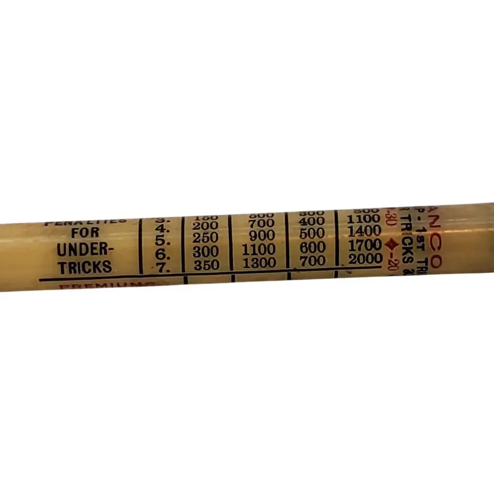 Vintage Vanco Bridge Card Game Scoring Celluloid Mechanical Pencil